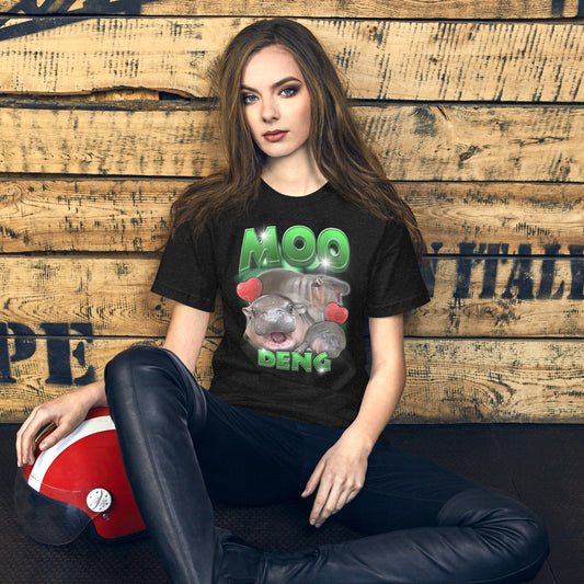 Moo Deng Green Unisex Tee